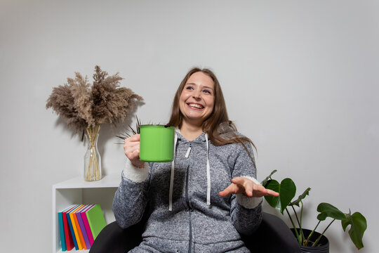 Girl dating online talking by video call