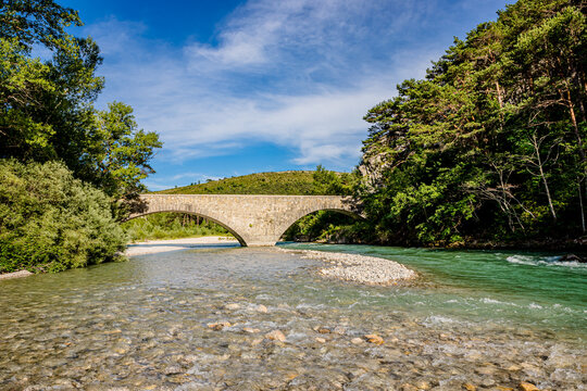 Le Pont du Tusset dans les gorges du Verdon ou Grand Canyon du Verdon