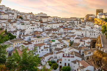 Fototapeta premium Cityscape of Setenil de las Bodegas, Andalucia, Spain
