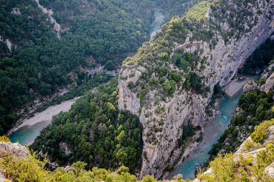 Balcon de la Mescla dans Les gorges du Verdon ou Grand Canyon du Verdon