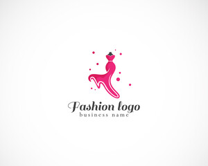 fashion logo creative design template drawing beauty