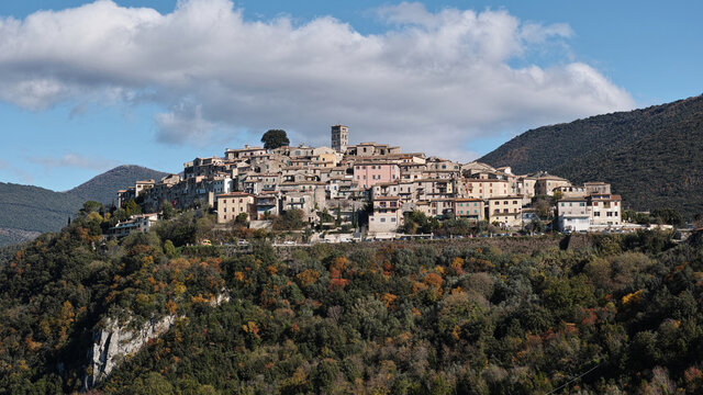 panoramic view of Casperia