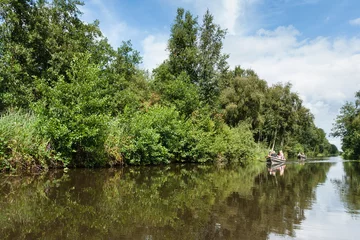 Foto op Plexiglas Recreation at Nationaal Park de Weerribben in summer © AGAMI