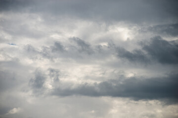 closeup of grey stormy sky background