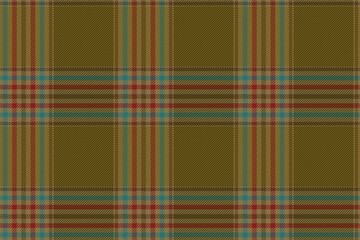 classic tweed green-brown color seamless checkered fabric texture with blue, red stripes for textile, coat, gingham, plaid, tablecloths, shirts, tartan, clothes, dresses, bedding, blankets