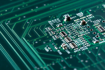 コンピューターの複雑な電子回路