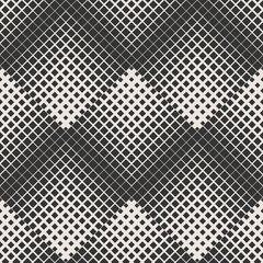 Trendy minimalist seamless pattern with abstract creative geometric composition