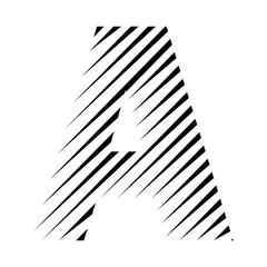 letter A logo illustration art. A logo illustration.