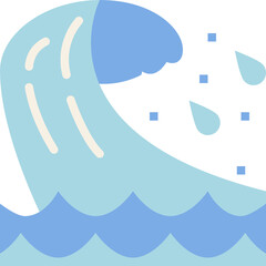sea flat icon