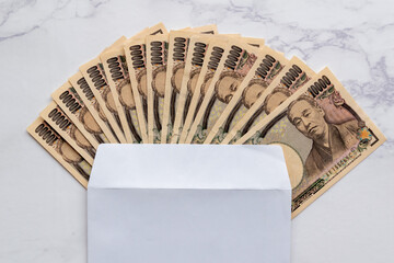 Money Japan yen Bonuses with 10,000-yen bills Business Economic Investment...
