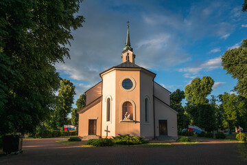 Roman Catholic Church of St. Cross in Kozienice, Mazowieckie, Poland