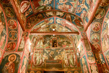 Fototapeta na wymiar The church of Panagia Phorviotissa at Nikitari on Cyprus island