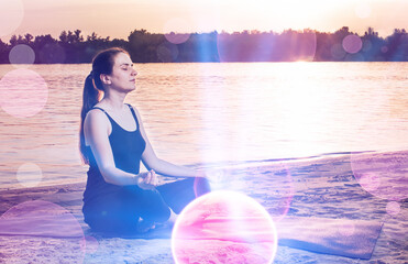 A focused person makes a wish and controls reality. The quantum psychology, the power of thought.