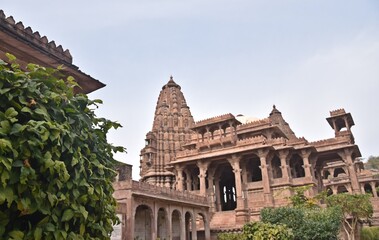 Mandore temple in jodhpur,rajasthan,india,asia