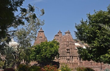Fototapeta na wymiar Mandore temple in jodhpur,rajasthan,india,asia