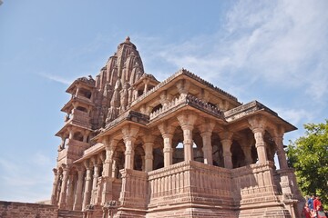 Fototapeta premium group of Temple in the Mandore garden,Jodhpur,rajasthan,india,asia