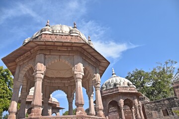 Fototapeta premium group of Temple in the Mandore garden,Jodhpur,rajasthan,india,asia