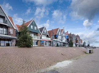 Foto op Aluminium Promonade Noordeinde in Volendam © Holland-PhotostockNL