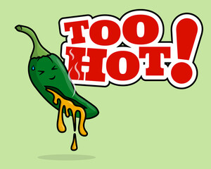 Green cheesy jalapenos - too hot!