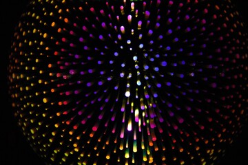 abstract background of colored lights