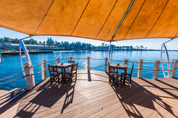 Coastal view of Antalya City in Turkey