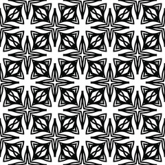 Seamless vector pattern in geometric ornamental style. 