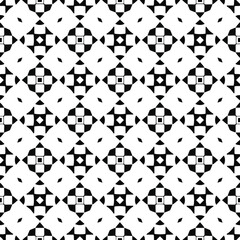 
floral seamless pattern background.Geometric ornament for wallpapers and backgrounds. Black and white 

pattern. 
