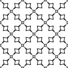 
floral seamless pattern background.Geometric ornament for wallpapers and backgrounds. Black and white 

pattern. 