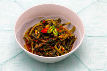 Korean Yeolmu Kimchi  Spicy fermented young radish