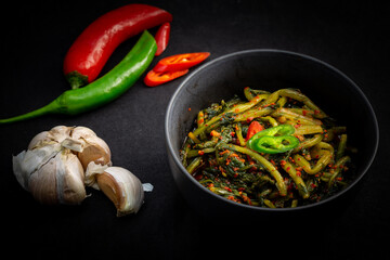 Korean Yeolmu Kimchi  Spicy fermented young radish