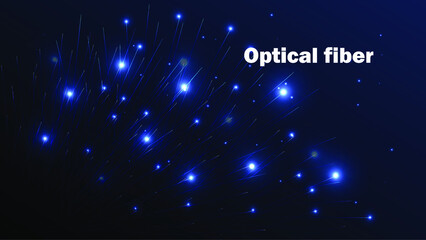 The optic fiber cable background network communication technology