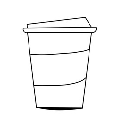 plastic cup of coffee
