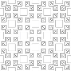 
Vector geometric pattern. Repeating elements stylish background abstract ornament for wallpapers and 

backgrounds. Black and white colors 