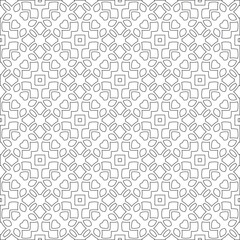 
Vector geometric pattern. Repeating elements stylish background abstract ornament for wallpapers and 

backgrounds. Black and white colors 