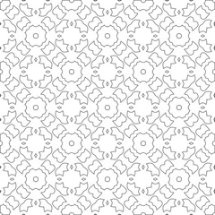 
Vector geometric pattern. Repeating elements stylish background abstract ornament for wallpapers and 

backgrounds. Black and white colors 