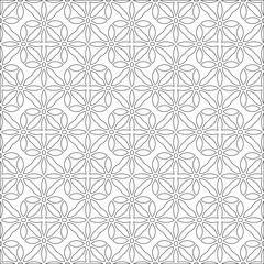 
Vector geometric pattern. Repeating elements stylish background abstract ornament for wallpapers and 

backgrounds. Black and white colors 