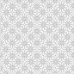 
Vector geometric pattern. Repeating elements stylish background abstract ornament for wallpapers and 

backgrounds. Black and white colors 