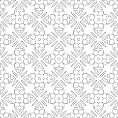 
Vector geometric pattern. Repeating elements stylish background abstract ornament for wallpapers and 

backgrounds. Black and white colors 