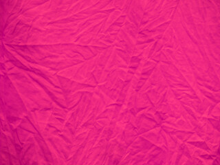 Fototapeta premium Pink color textile cloth texture with silk line presenting on background.