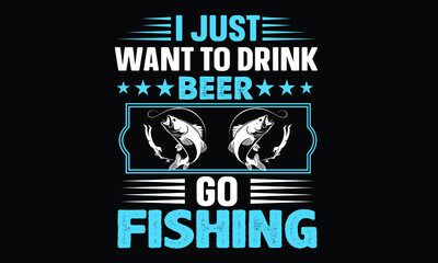 New Fishing T-shirt Design Template