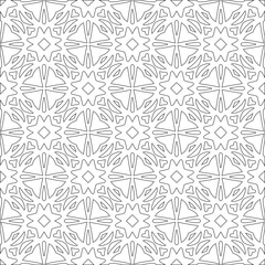 Vector geometric pattern. Repeating elements stylish background abstract ornament for wallpapers and 

backgrounds. Black and white colors 
