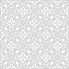 Vector geometric pattern. Repeating elements stylish background abstract ornament for wallpapers and 

backgrounds. Black and white colors 
