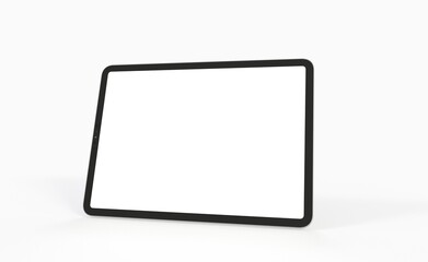 Tablet 3d computer with blank screen