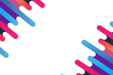 Minimal abstract colorful geometric background design, illustration flat design. Liquid paint colorful abstract for banner, card, poster, flyer.