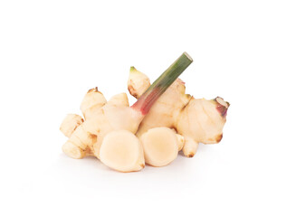 galangal isolated on white background