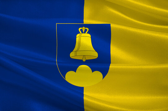Flag of Triesenberg in Liechtenstein