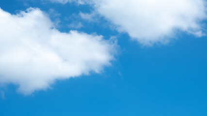 Cloudscape, Close-up Clouds with Blue Sky Background.