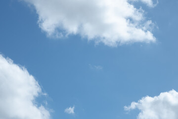 Cloudscape, Close-up Clouds with Blue Sky Background.