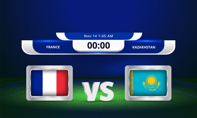 Fifa world cup Qualifier France vs Kazakhstan 2022 Football Match