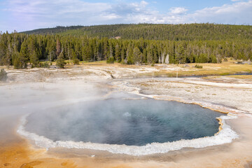 Thermal features at Yellowstone National Park
